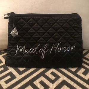 Maid of Honor Cosmetic Gift Bag w/ Diamond Pull